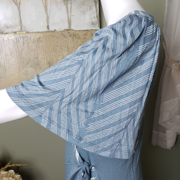 Lucky Brand Floral Wrap Top - Picture 5 of 16